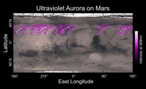 Dust cloud, aurora detected around Mars