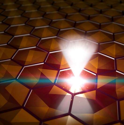Electrons move like light in three-dimensional solid