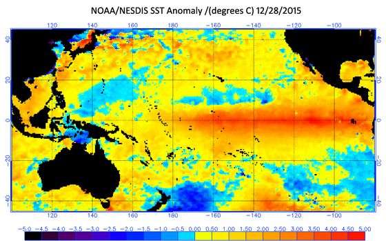 El Niño winter is here, above average precipitation expected