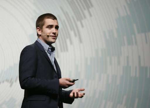 Facebook chief product officer Chris Cox, pictured on September 22, 2011, said people accessing Facebook through applications ta