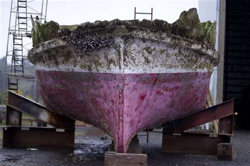 Fish found in suspected tsunami debris boat quarantined