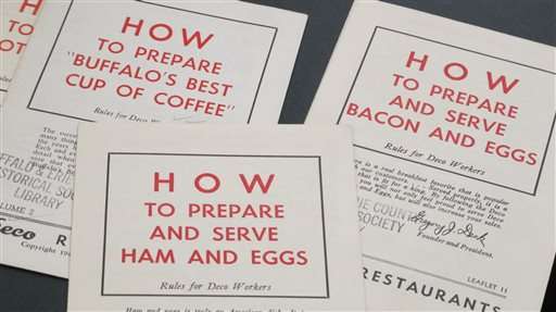 From beef tongue to beef on weck, menus tell culinary story