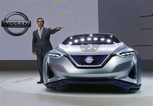 Green self-driving cars take center stage at Tokyo auto show