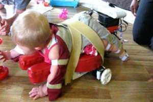 Helping babies with neuromuscular disorders crawl and explore the world