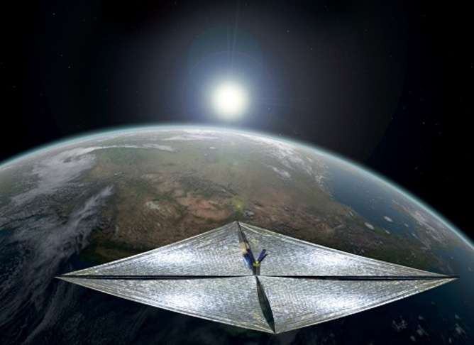 How to sail through space on sunbeams – solar satellite leads the way