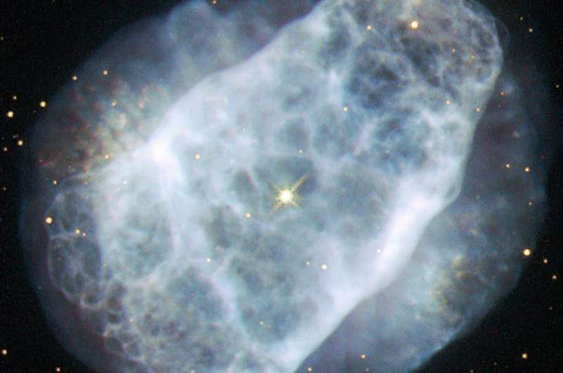 Hubble View of a Nitrogen-Rich Nebula