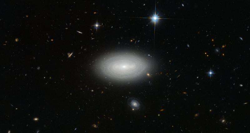 Hubble Views a Lonely Galaxy