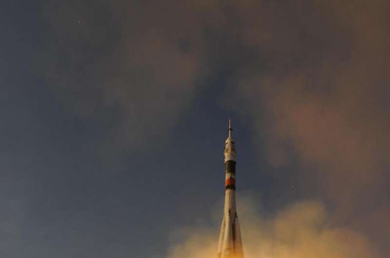 Image: Launch of Soyuz TMA-19M to the ISS