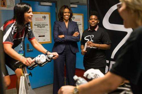 Michelle Obama announces funding to fight childhood obesity