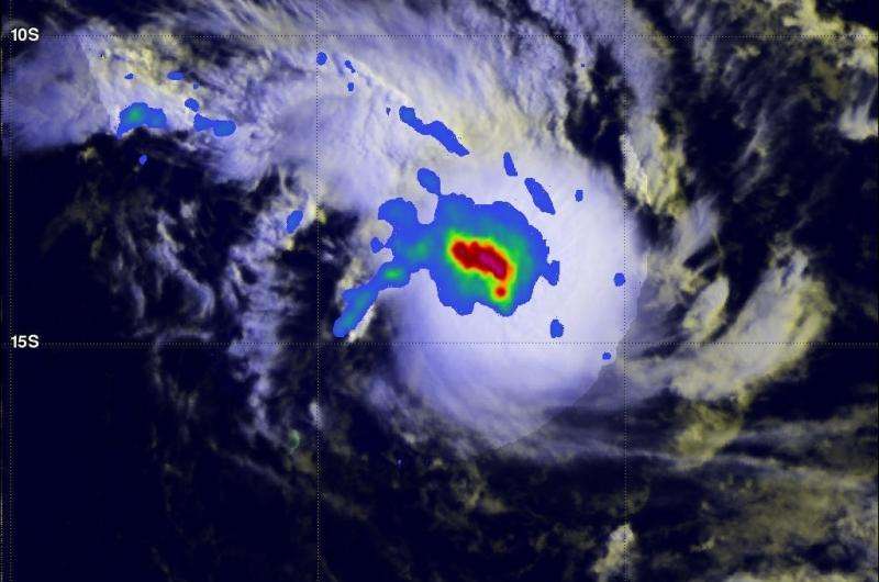 NASA analyzes rainfall in Tropical Cyclone Joalane