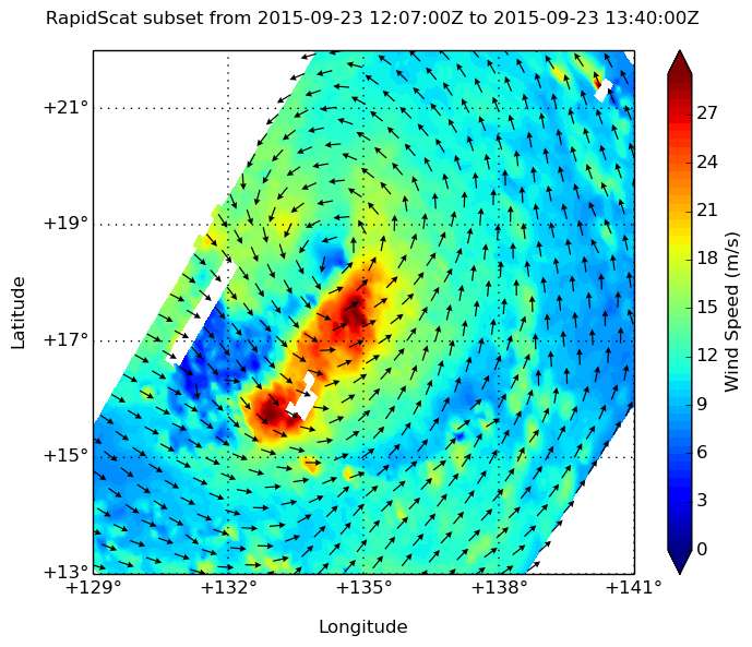 NASA identifies Tropical Storm Dujuan's strongest side