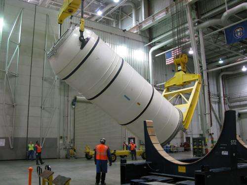 NASA marching towards milestone test firing of space launch system booster