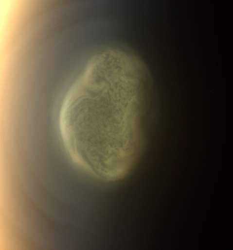 NASA’s Cassini finds monstrous ice cloud in Titan’s south polar region