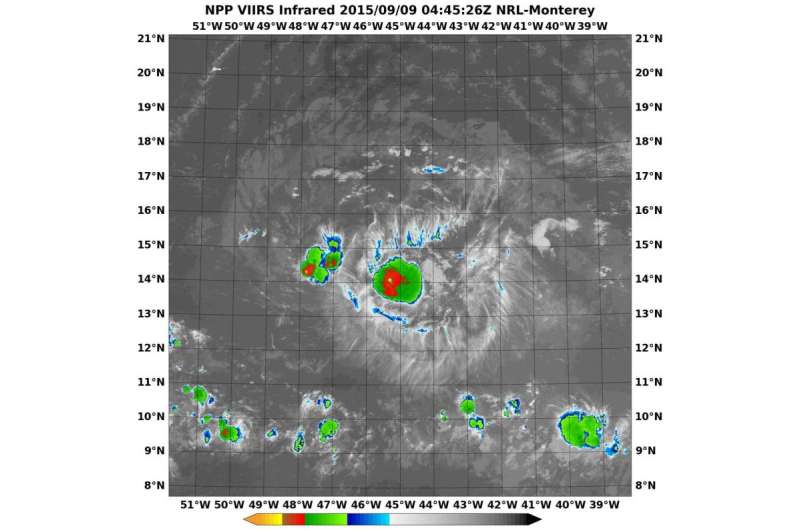 NASA sees former tropical storm bow out 'Grace-fully'