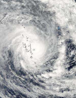 NASA sees major Tropical Cyclone Pam near Vanuatu