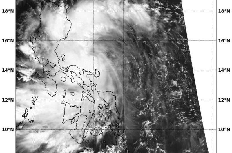 NASA sees new tropical storm affecting the Philippines