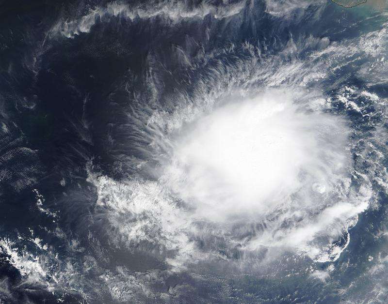 NASA sees the short life of Tropical Cyclone 03A