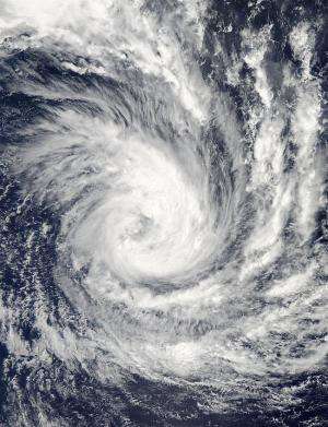 NASA sees Tropical Cyclone Glenda may be developing an eye