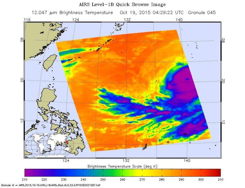 NASA's GPM measured Typhoon Champi's heavy rainfall