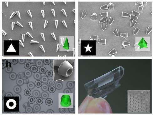 Novel photolithographic technology that enables control over functional shapes of microstructures