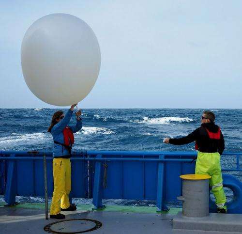 Ocean research vessel returns from the ice edge with first-of-its-kind atmospheric measurements