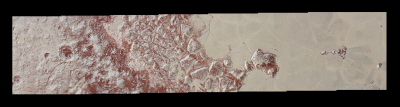 Perplexing new ‘snakeskin’ image of Pluto terrain from New Horizons