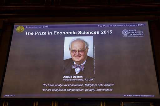 Princeton's Angus Deaton wins Nobel economics prize