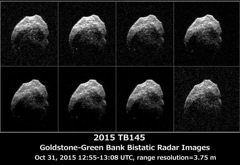 Radar images provide details on Halloween asteroid