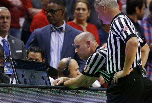 Refs cheer new high-def replay system for NCAA tournaments