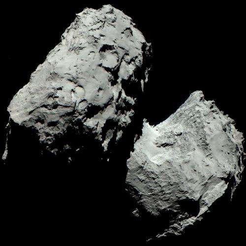 Rosetta data give closest-ever look at a comet