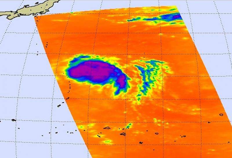 Satellite data shows Tropical Cyclone Halola getting stronger