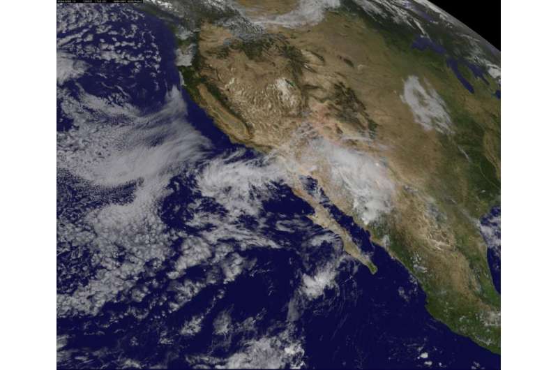 Satellites see Tropical Depression 16E's landfall in northwestern Mexico