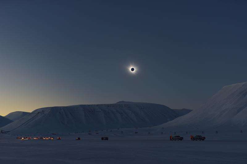Team successfully observes the solar eclipse over the Arctic
