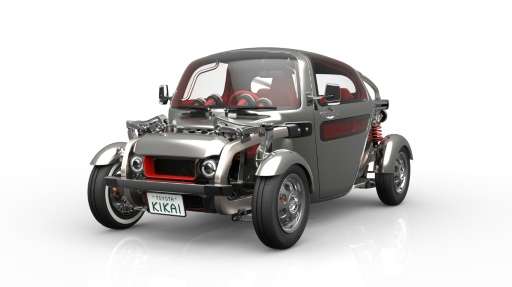 Toyota's concept vehicle 'Kikai', pictured in Tokyo