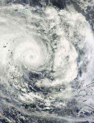 Tropical Cyclone Pam gives NASA an eye-opening view