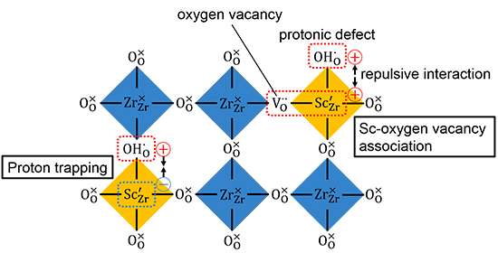 Unveiling distribution of protons and oxygen vacancies in perovskite-type proton conductors