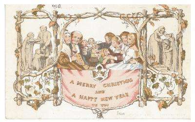 Victorians exposed to fine art through Christmas cards