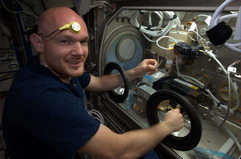 What happens to an astronaut’s body temperature in space?
