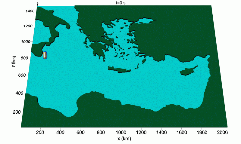 What would a tsunami in the Mediterranean look like?