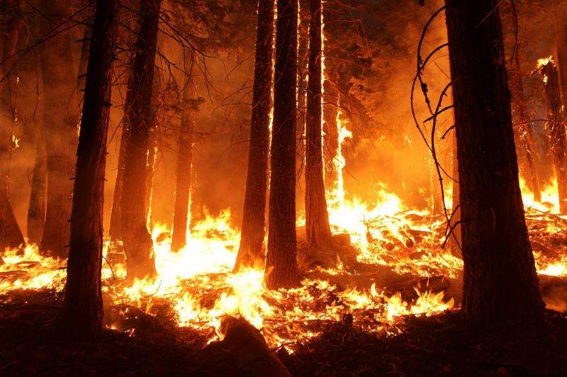 Wildfires emit more greenhouse gases than assumed in California climate targets