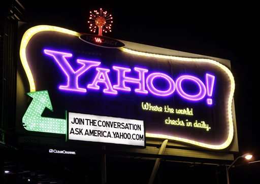 Yahoo up on report of possible sale of Internet business