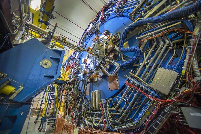 Scientists see ripples of a particle-separating wave in primordial plasma