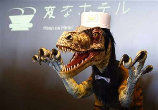 Robots do check-in and check-out at cost-cutting Japan hotel