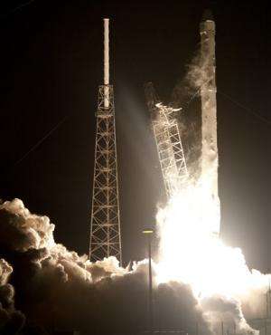 SpaceX launches for NASA, no luck with rocket landing at sea