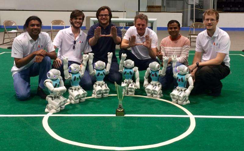 University of Miami's RoboCanes win RoboCup US Open 2015
