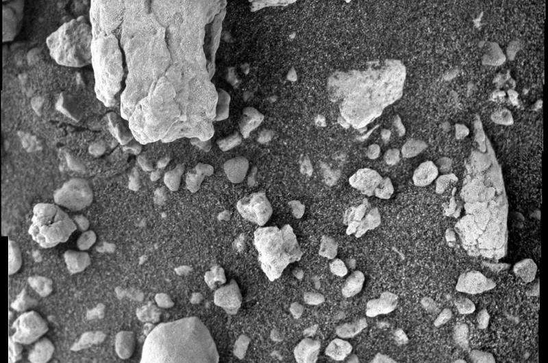 Opportunity rover driving between ‘lily pads’ in search of Martian sun and science