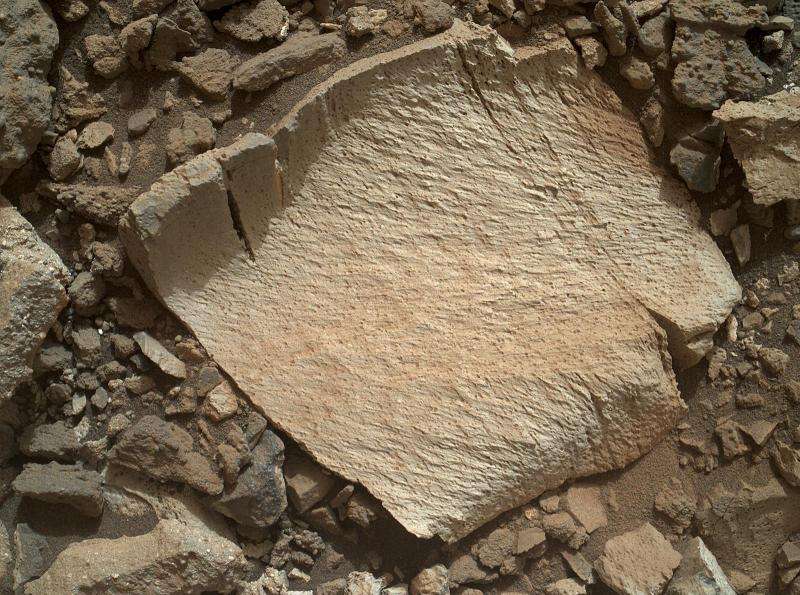 NASA's Curiosity rover inspects unusual bedrock