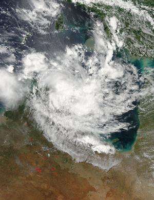 NASA sees Tropical Cyclone Nathan over Australia's Top End