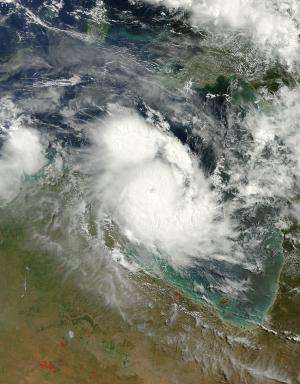 NASA sees Tropical Cyclone Nathan over Australia's Top End