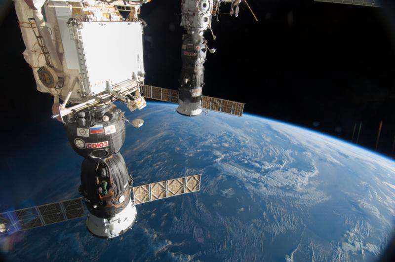 Space station refuelling craft is out of control and plunging to earth